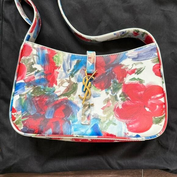 Yves Saint Laurent Floral Multicolor Shoulder Bag - Picture 2 of 13